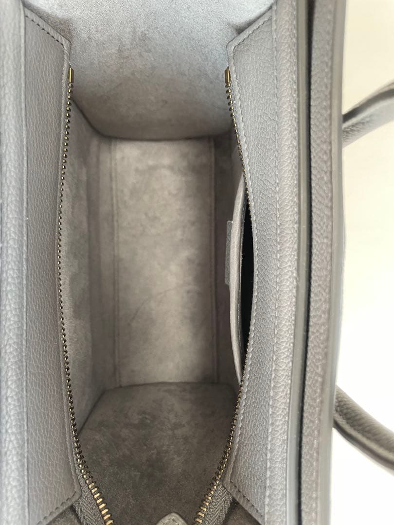 【専用】美品 セリーヌ 【CELINE】ラゲージ ナノ Nano コール グレー