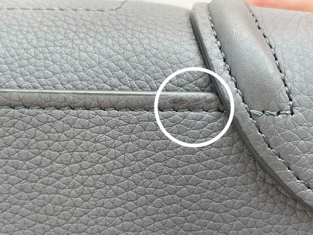 【専用】美品 セリーヌ 【CELINE】ラゲージ ナノ Nano コール グレー