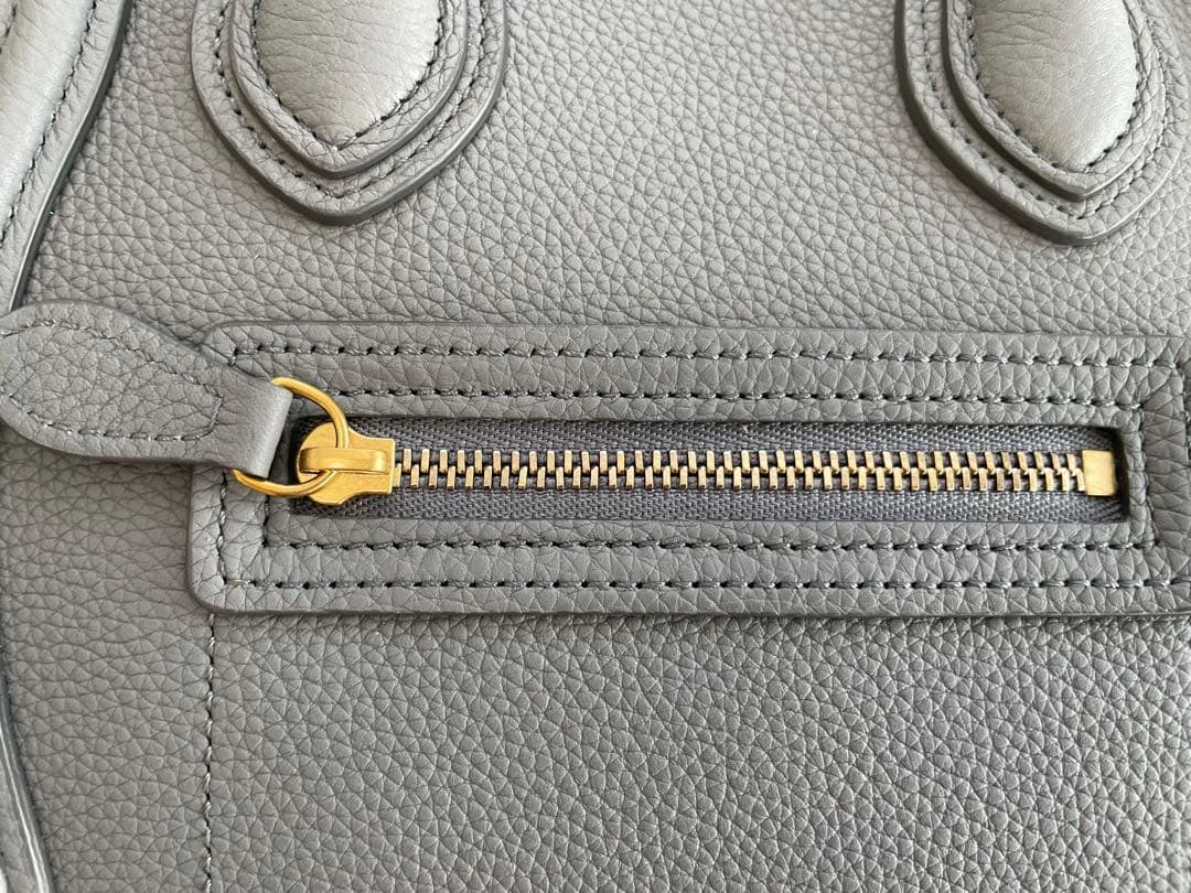 【専用】美品 セリーヌ 【CELINE】ラゲージ ナノ Nano コール グレー