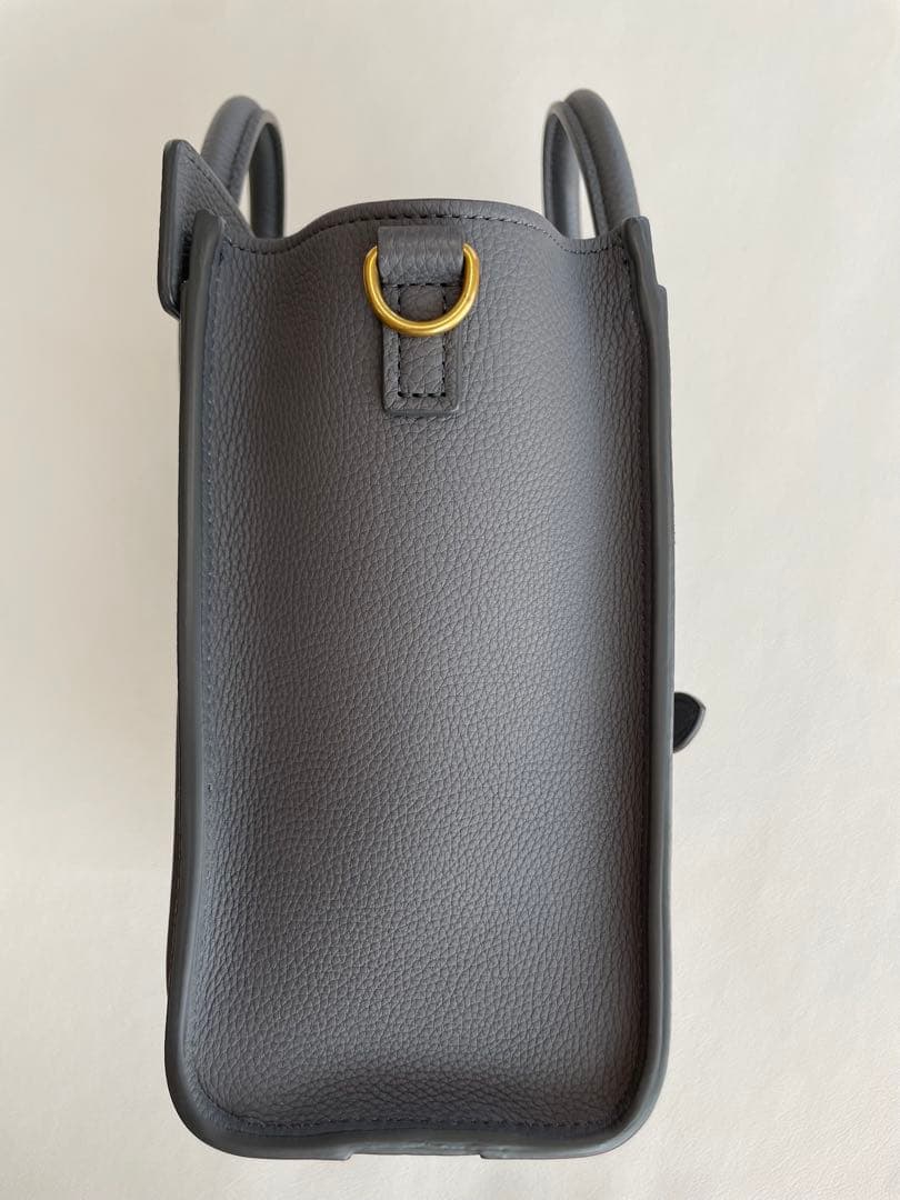 【専用】美品 セリーヌ 【CELINE】ラゲージ ナノ Nano コール グレー