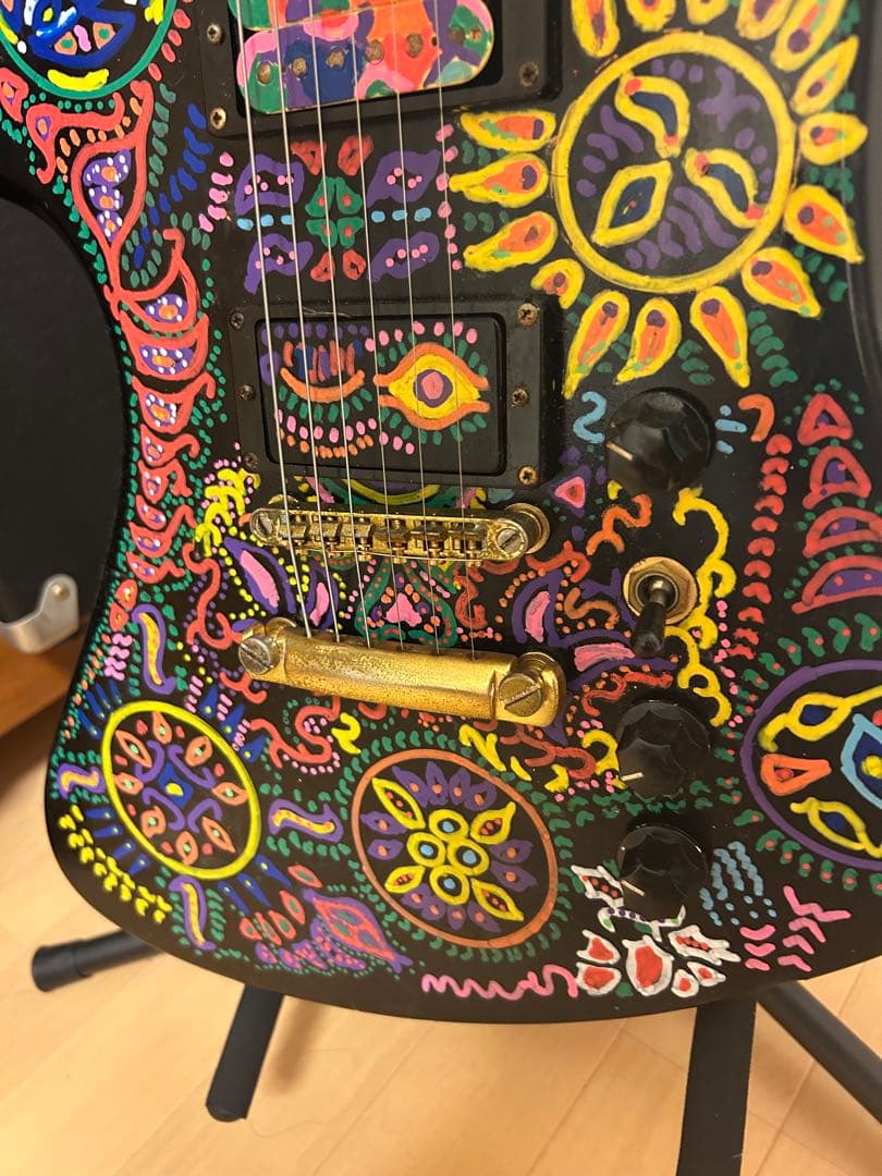 最終価格‼️モッキンバード モデル サイケペイントギター hide