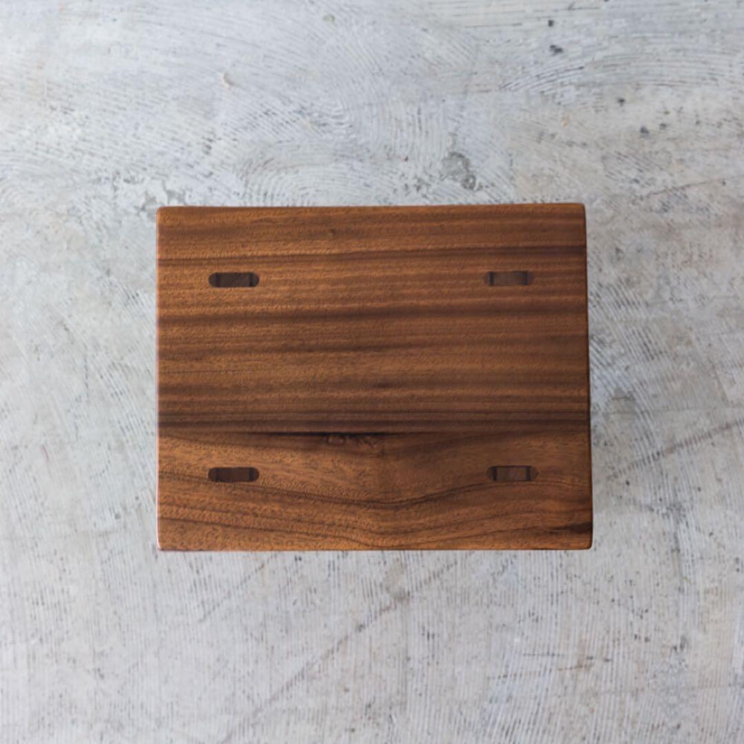 スツール 和組 クルミ / ウォールナット オイル仕上げ