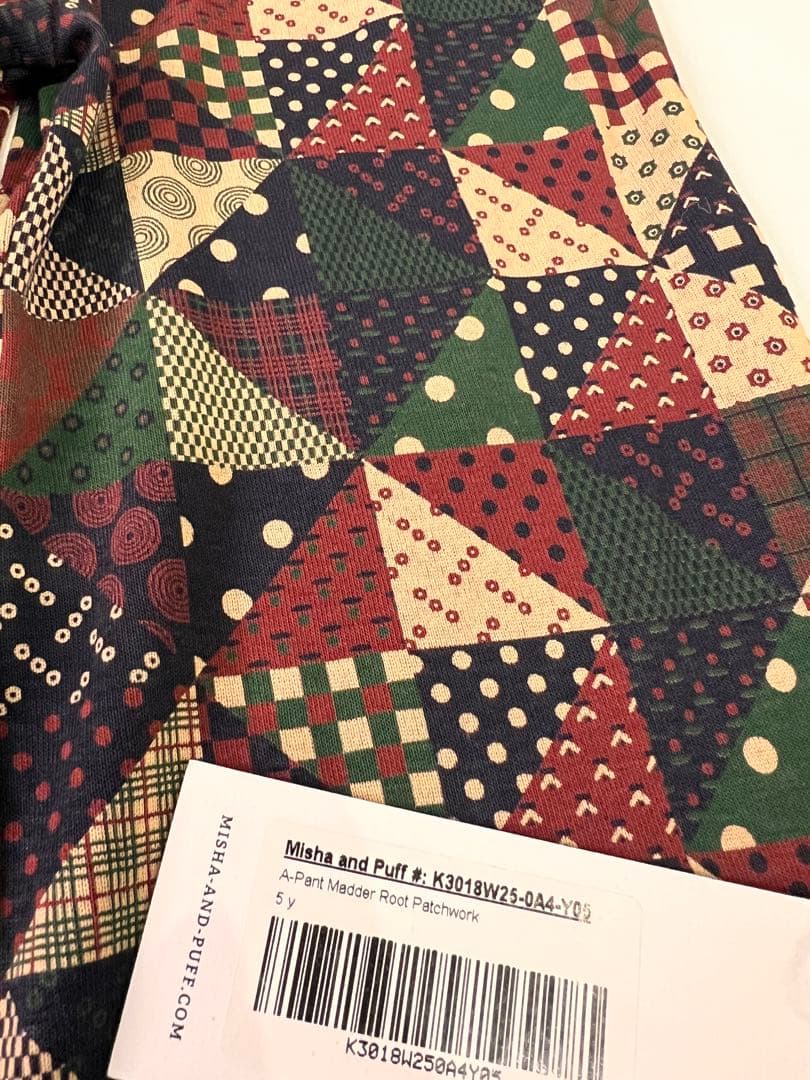 Misha&Puff 5Y 25aw Aパンツ ボトムス パッチワーク
