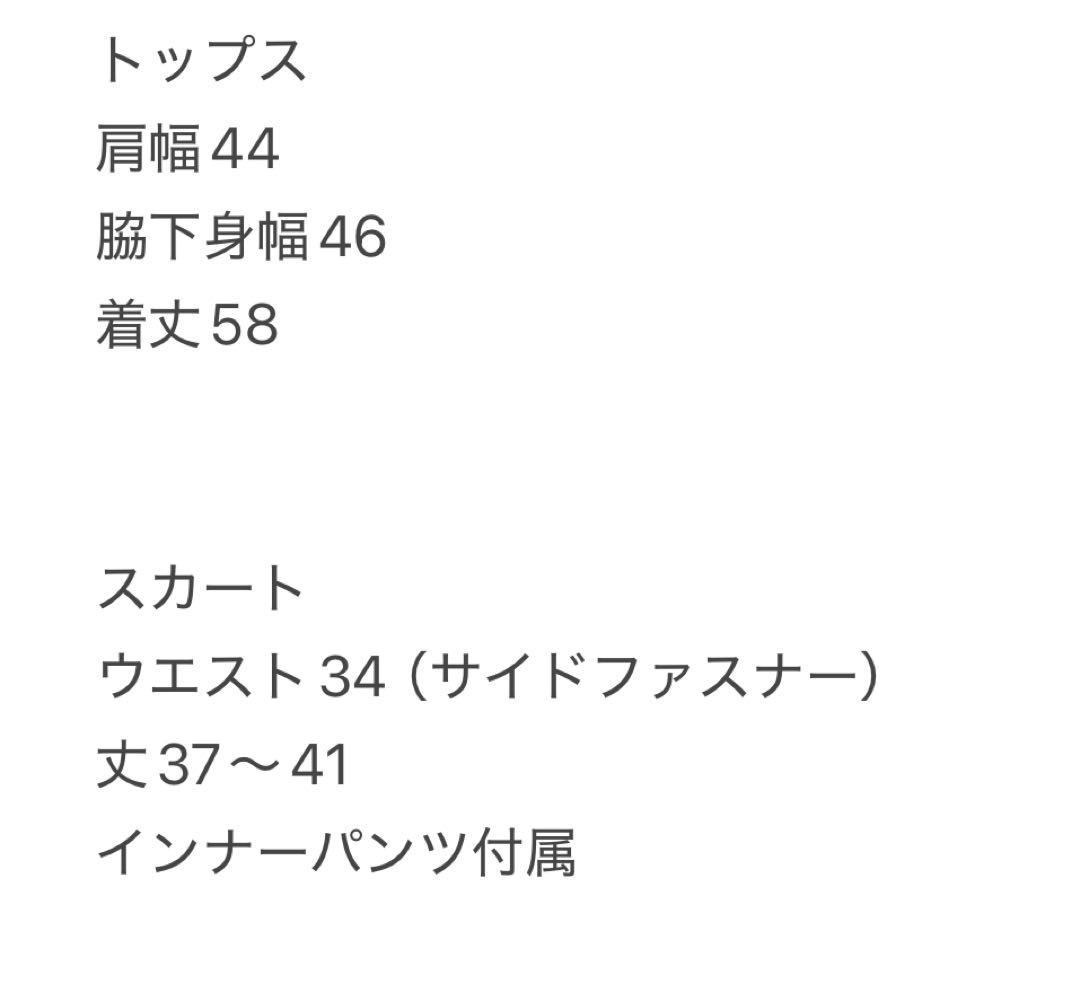 長袖セーター　裏起毛スカート　セットアップ　サイズS 秋冬　ゴルフウェア　保温