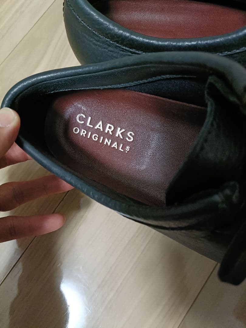 Clacks wallabee GTX ゴアテックス ブラック レザー 27cm
