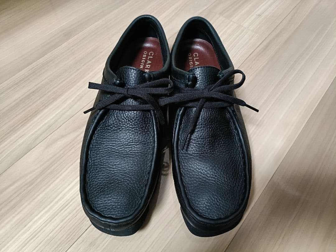 Clacks wallabee GTX ゴアテックス ブラック レザー 27cm