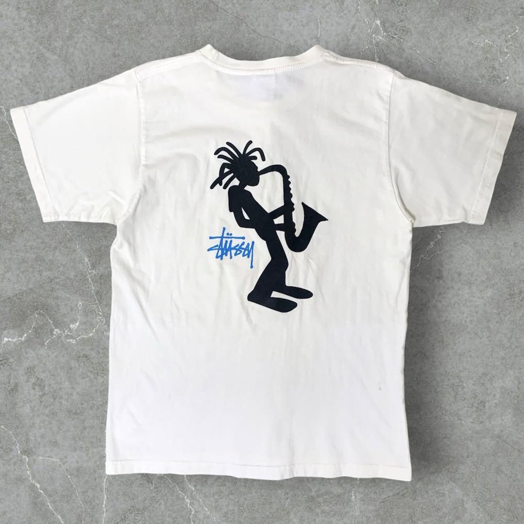 毎回取り合いレベル】Stussy オールドステューシー ジャズマンTシャツ