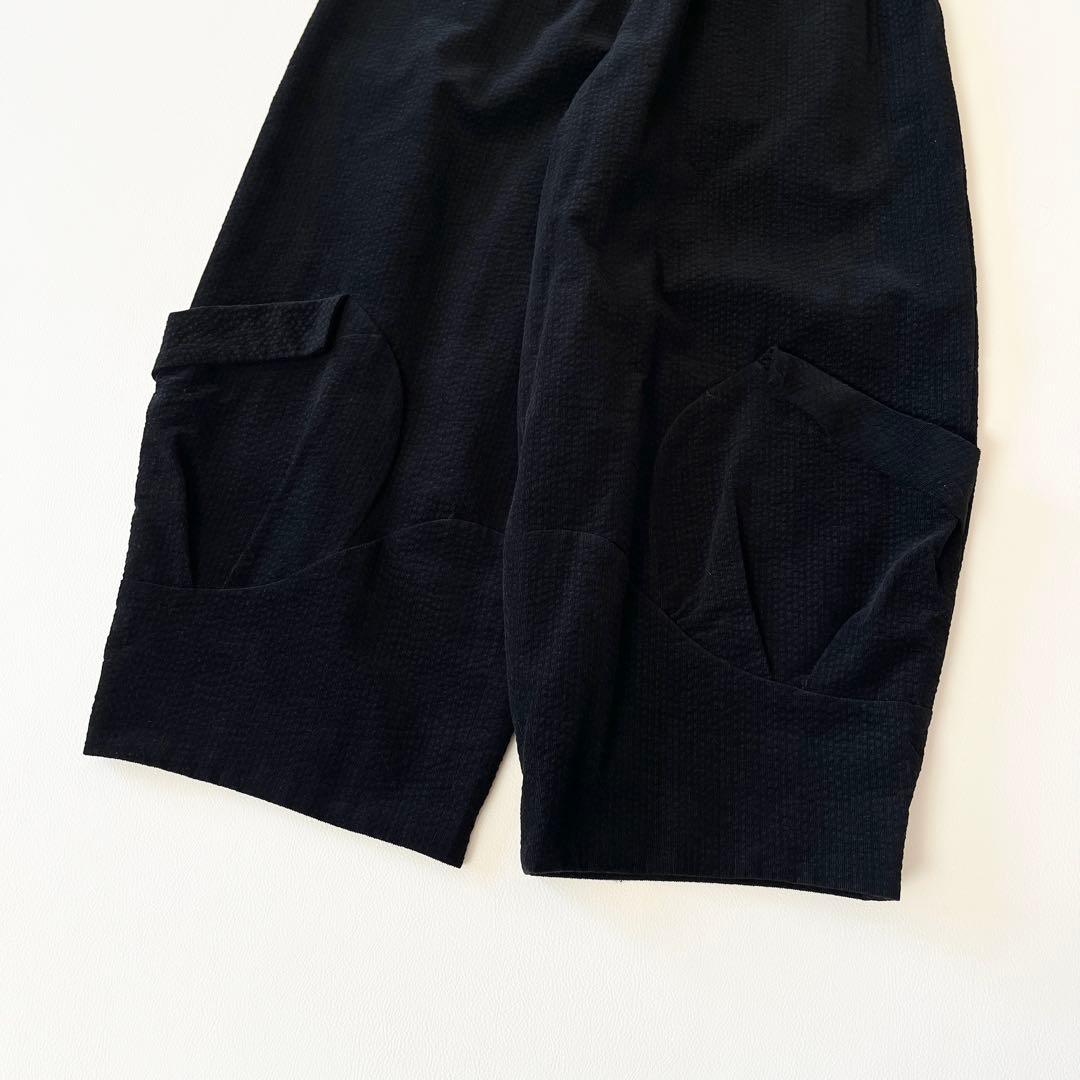 ▼美品✨慈雨【40】サルエルコーデュロイパンツ 変形ポケット ゆったりリラックス