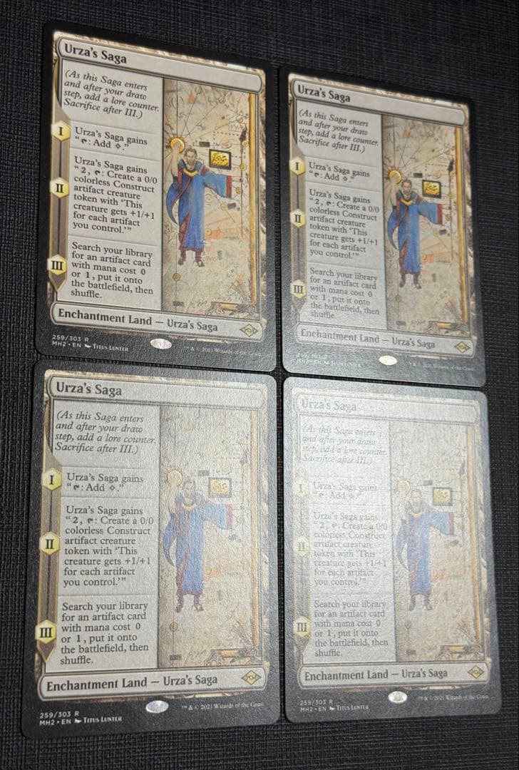 MTG ウルザの物語 Urza´s Saga 英語版 4枚セット MH2