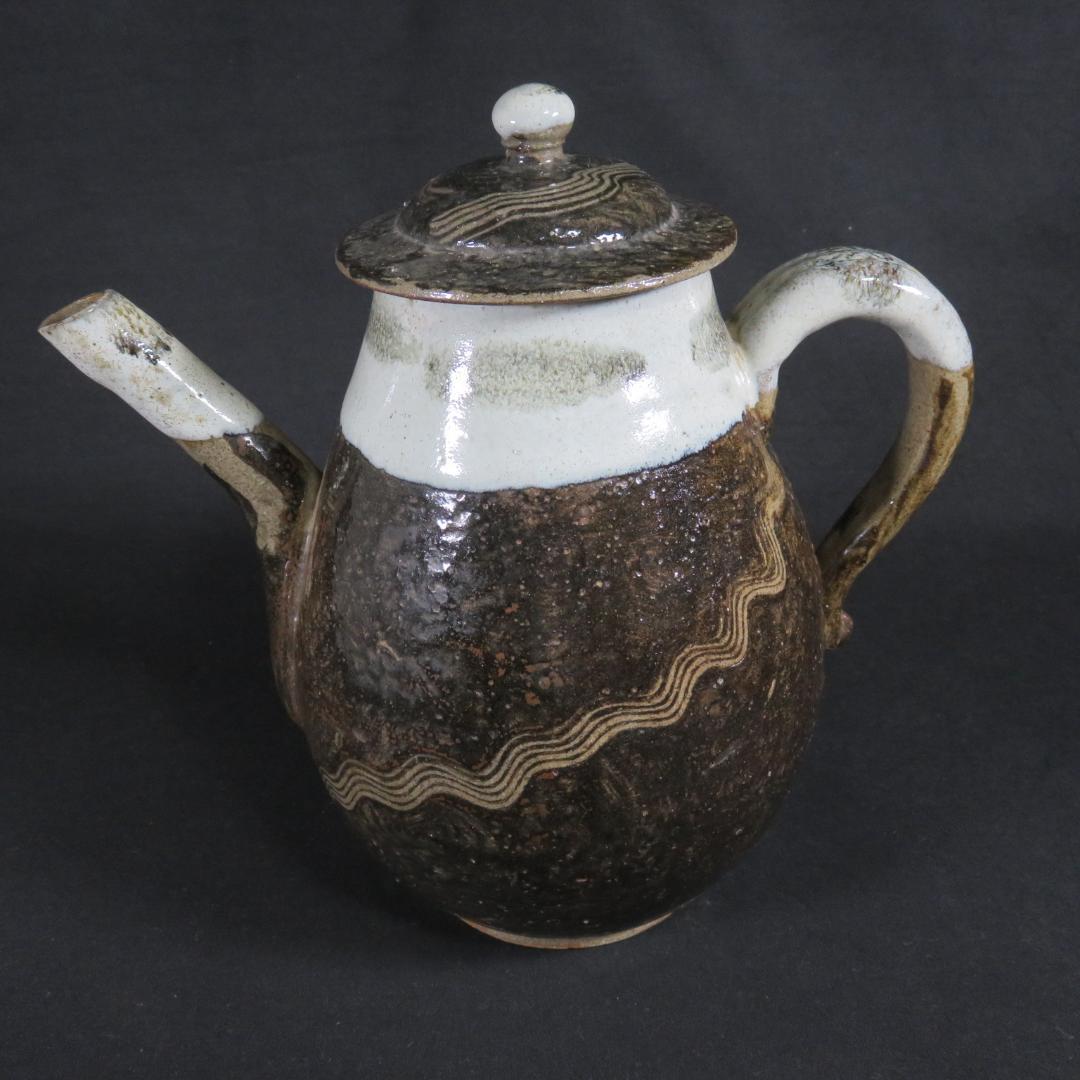 相馬 水注 水差し ポット 民藝 猪目 ハート 花器 訳アリ - メルカリ