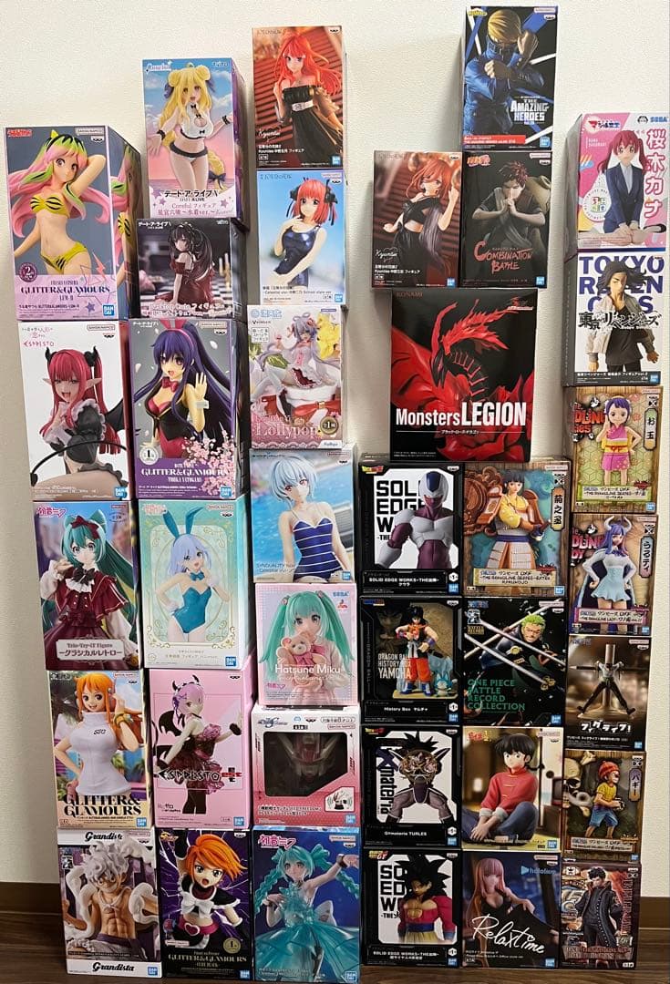 人気フィギュア37個まとめ売り（ドラゴンボール、ワンピース、呪術、美
