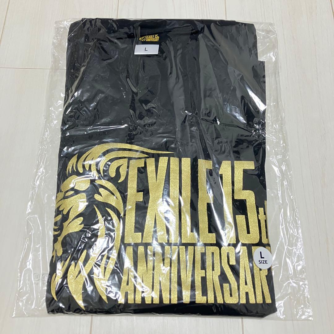 新品】 非売品 サイン入り EXILE 15周年 Tシャツ レア 黒 半袖