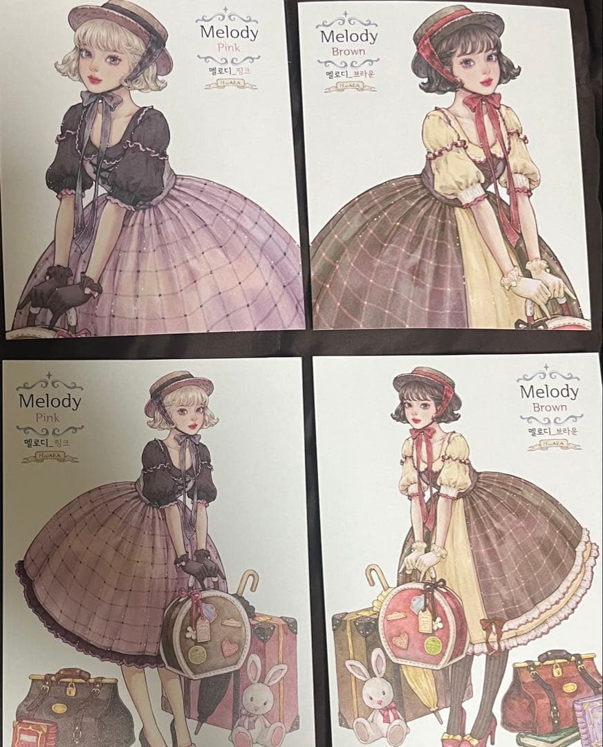 737.海外ステッカー HWARA Melody 8枚セット おすそ分け - メルカリ