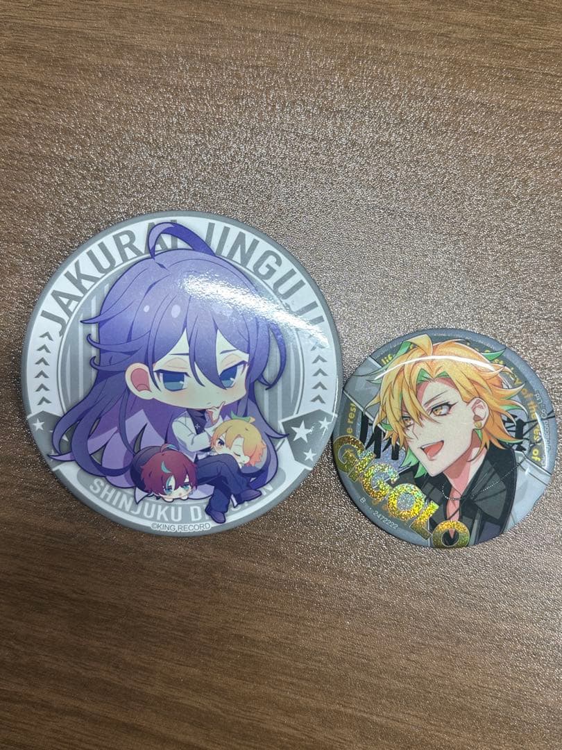 ヒプノシスマイク 神宮寺寂雷 マルイ もちころりん 缶バッジ 一二三