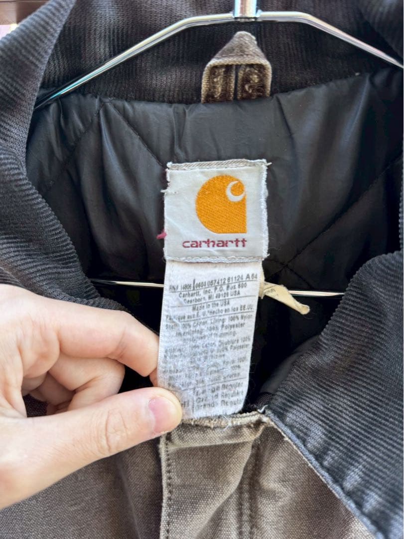 Carhartt トラディショナルジャケット 鬼フェード usa製