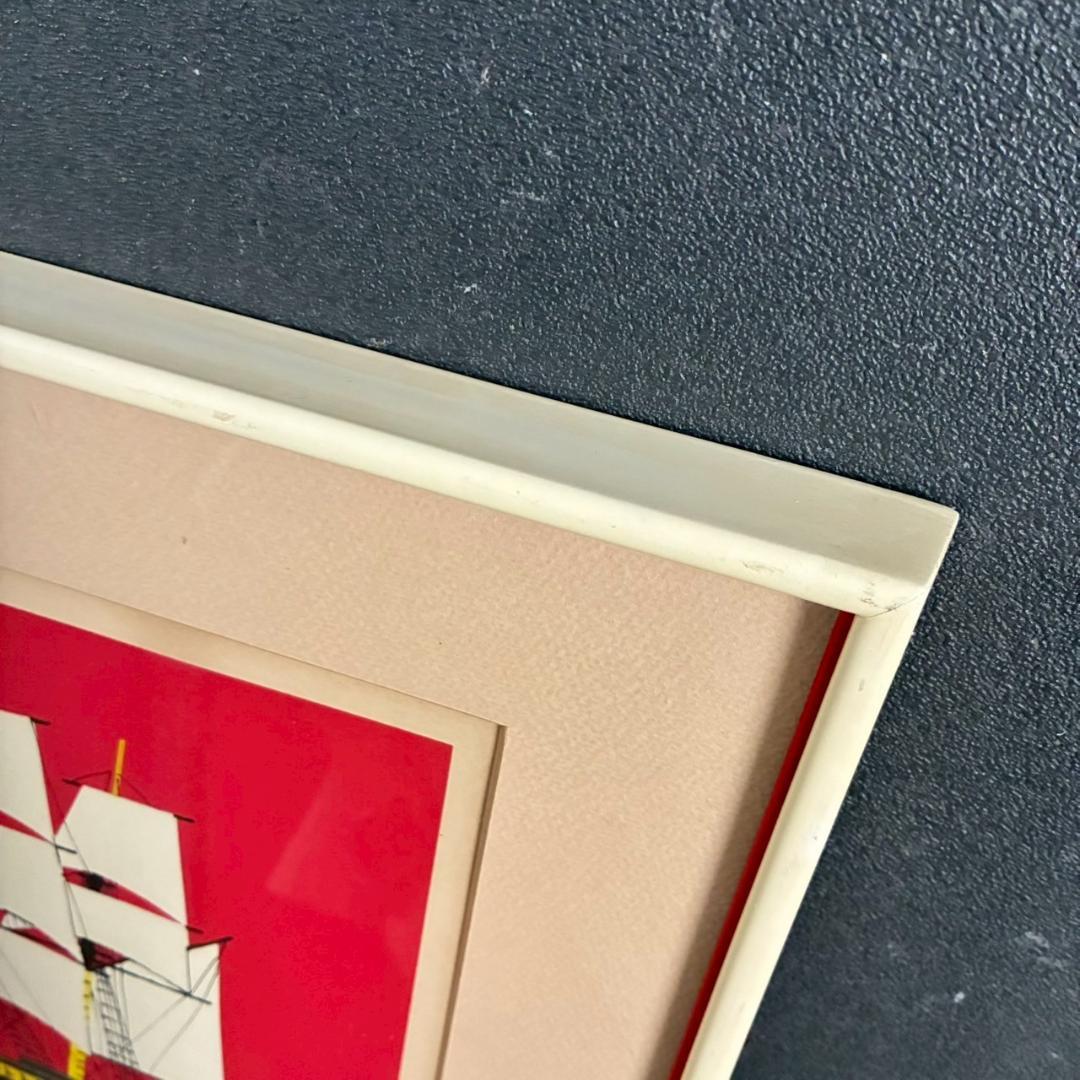 柳原良平「H.M.S.VICTORY」リトグラフ 直筆サイン入 アンクルトリス