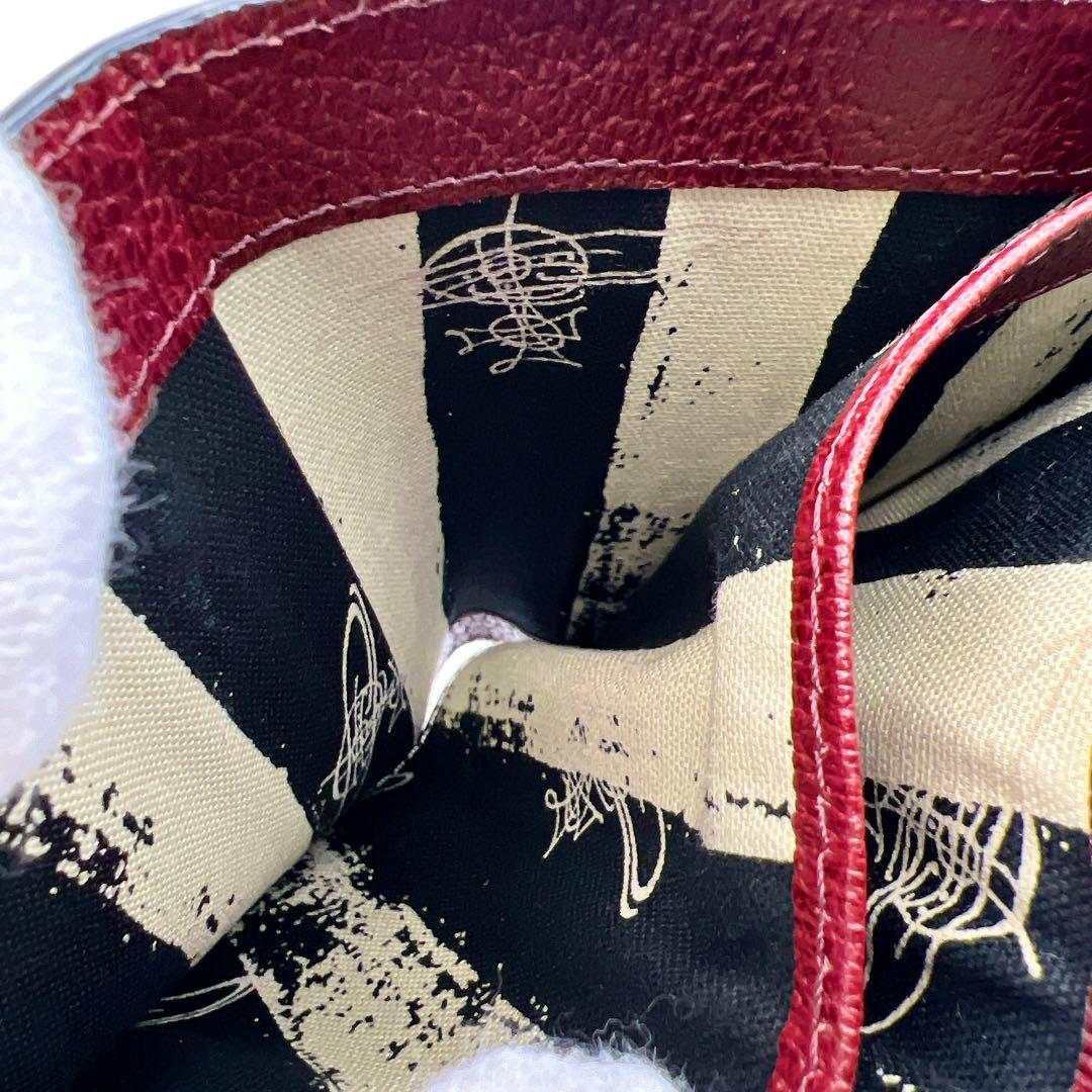 Vivienne Westwood レザー ボルドー 折り財布 8076