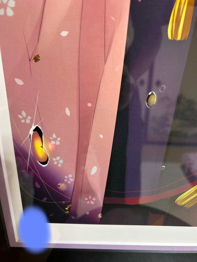 なつめえり 皐月の約束 版画 アールビバン ミクスドメディア 25部限定