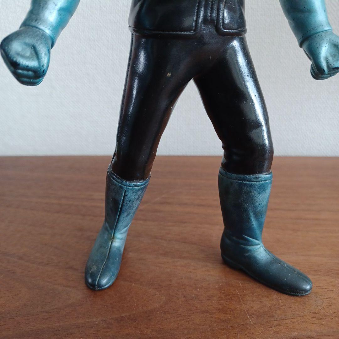 当時もの　旧バンダイ社製　仮面ライダー１号＆２号　希少ソフビフィギュア２体セット