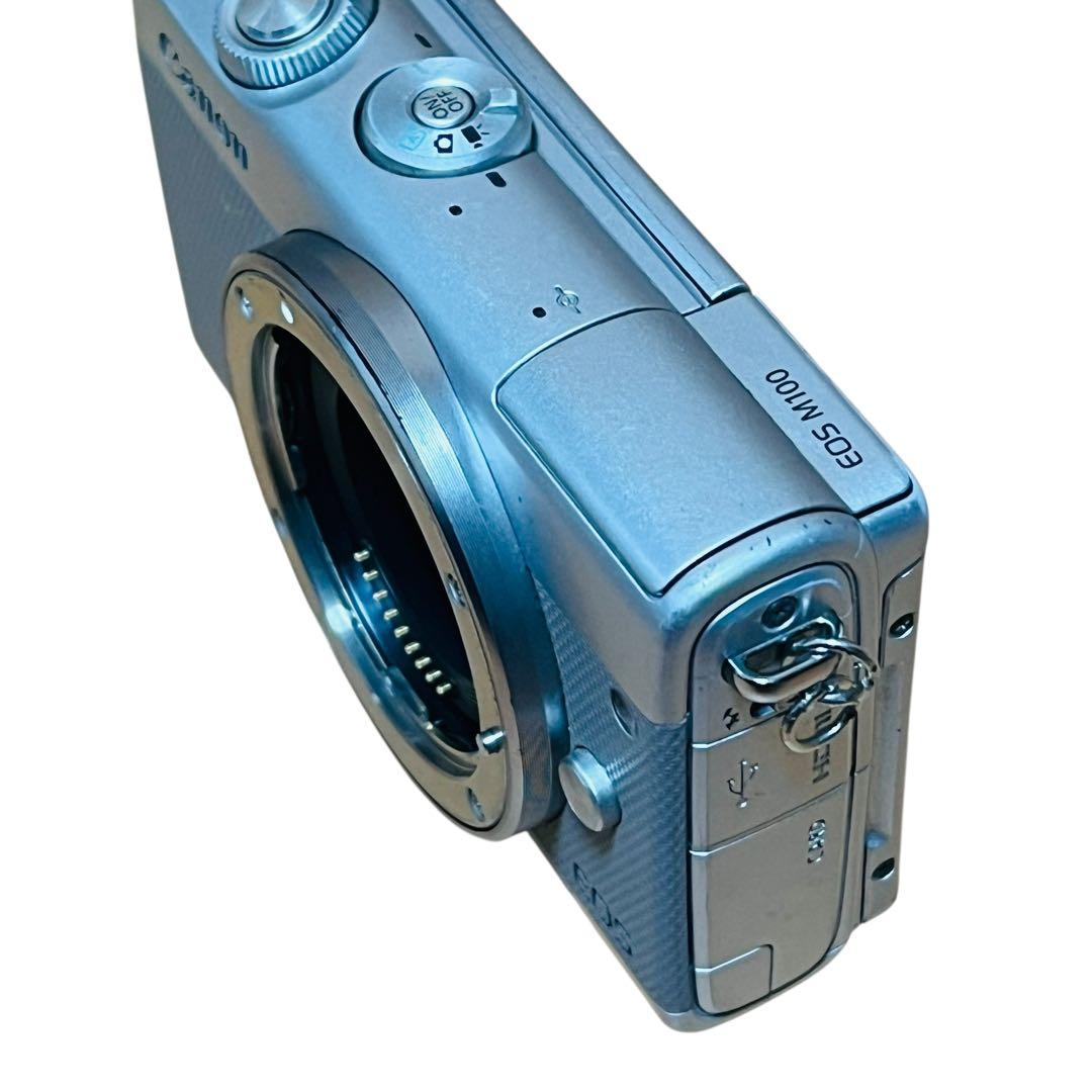 Canon EOS M100 シルバー ジャンク 充電器付属