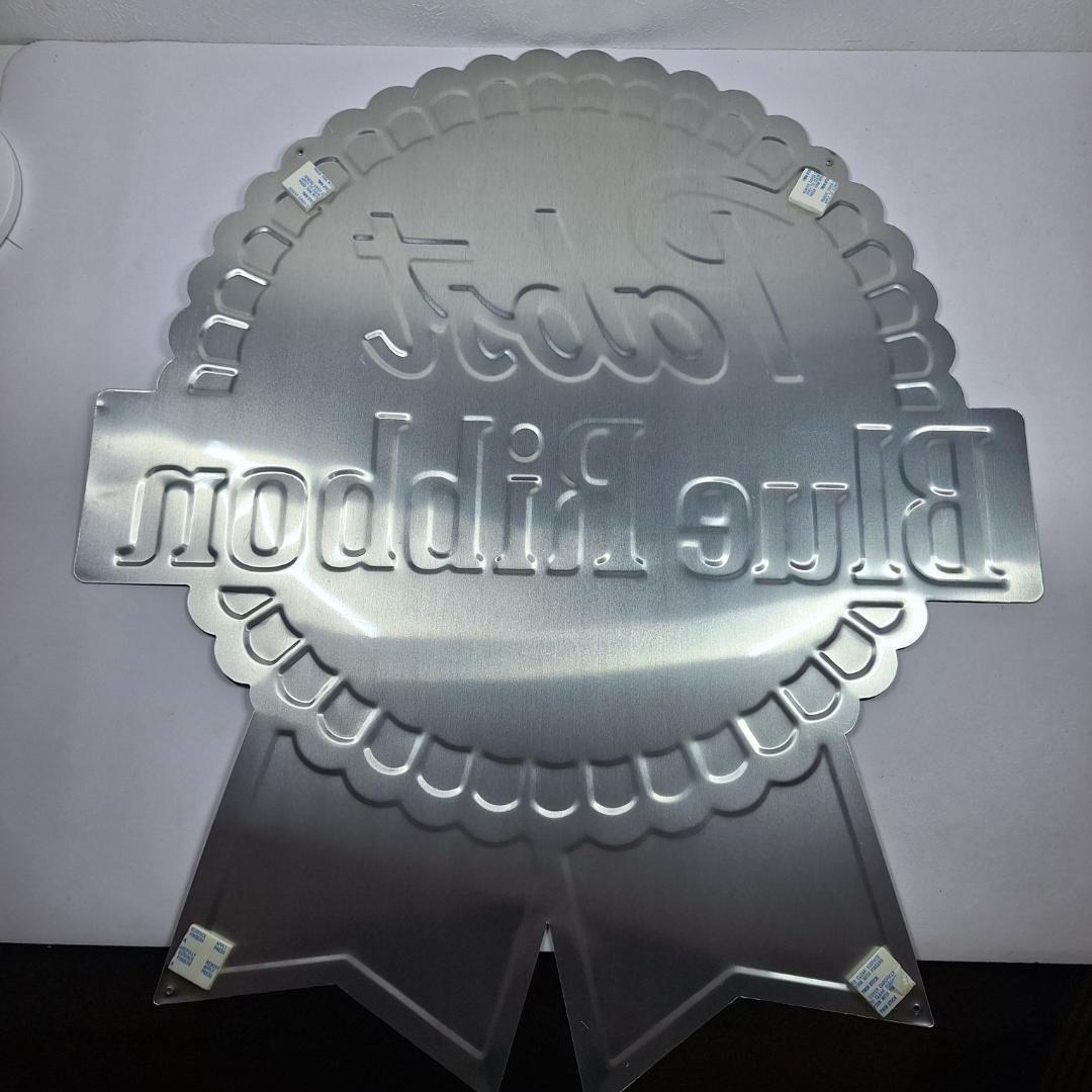 ブルーリボン 看板 パブストサイン 新品 サイン アメトイ ブリキ ビ