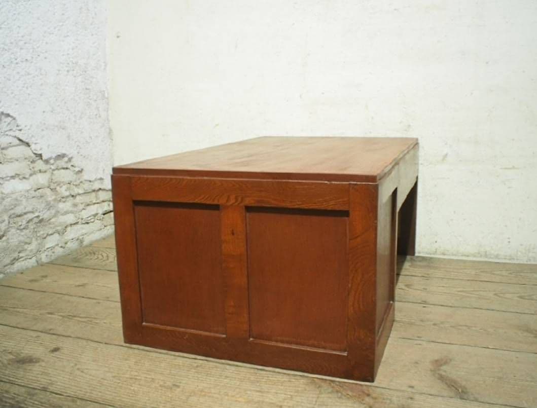 1040 ヴィンテージ ロータイプの片袖机 文机 ローテーブル 古家具 レトロ