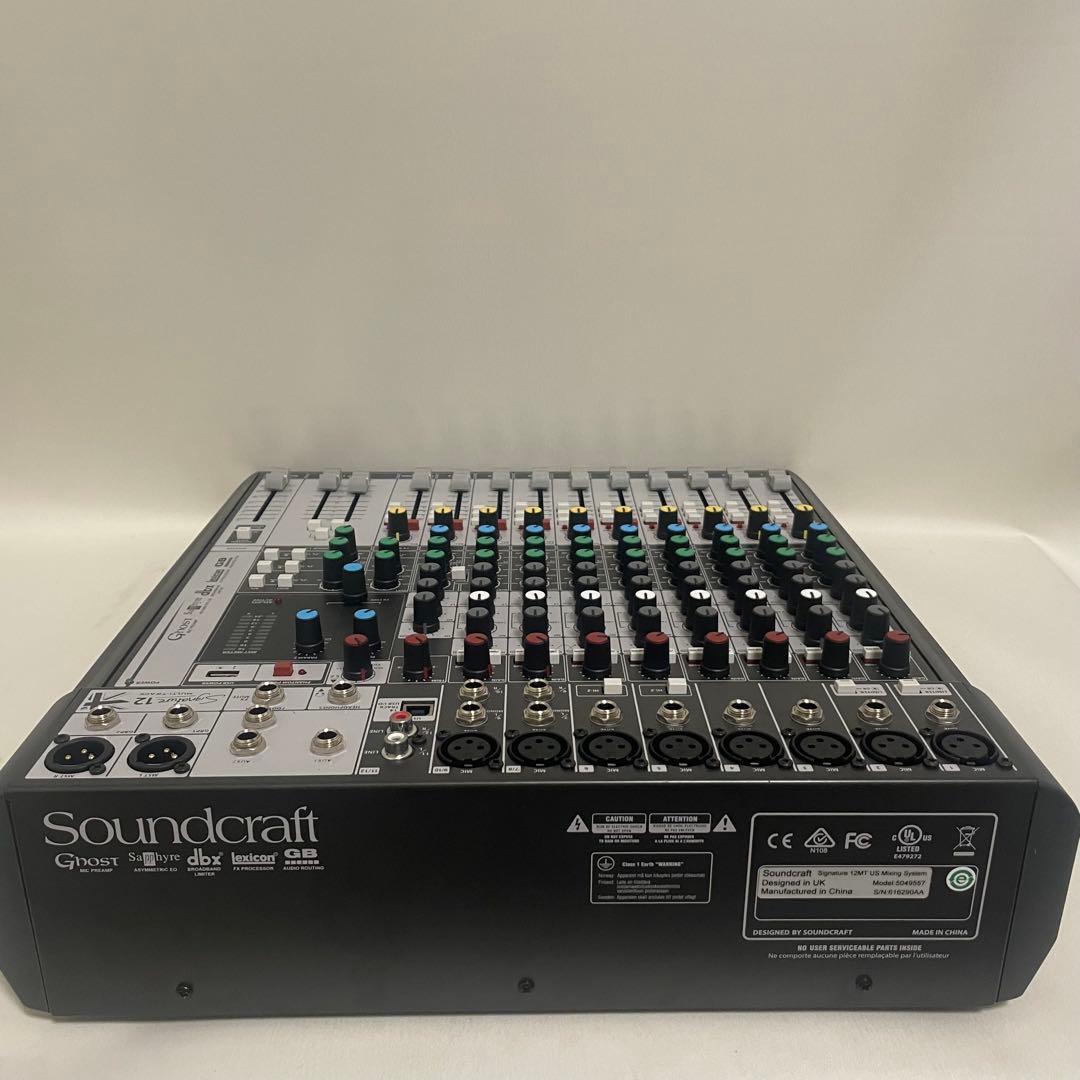 動作品 Soundcraft Signature12 アナログミキサー