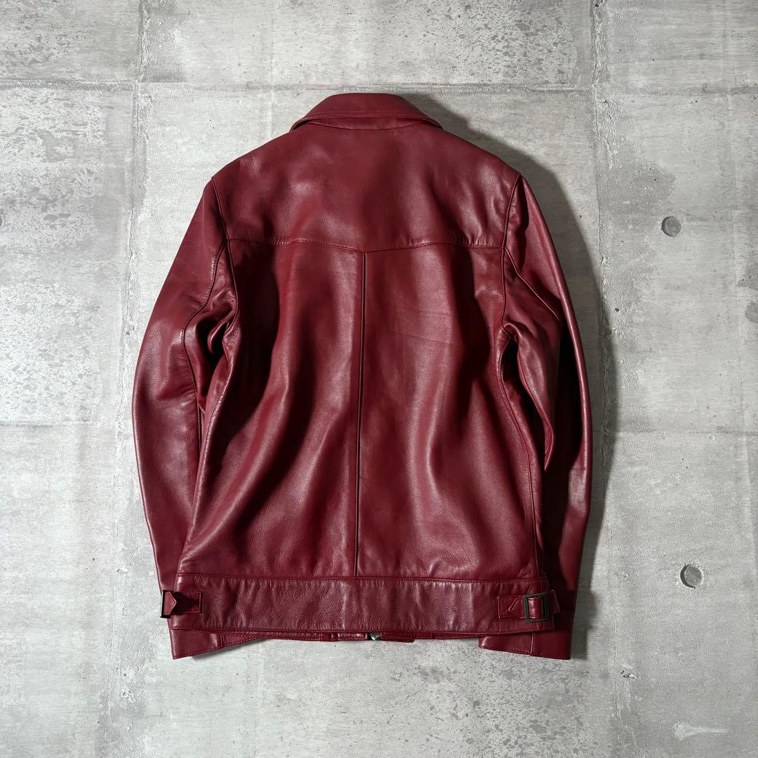 Liugoo Leathers riders jacket lamb y2k