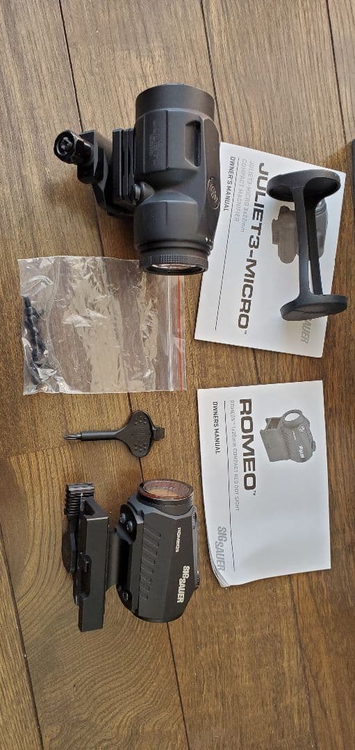 実物】sigsauer romeo5 ＆ Juliet3 ドットサイト サバゲ