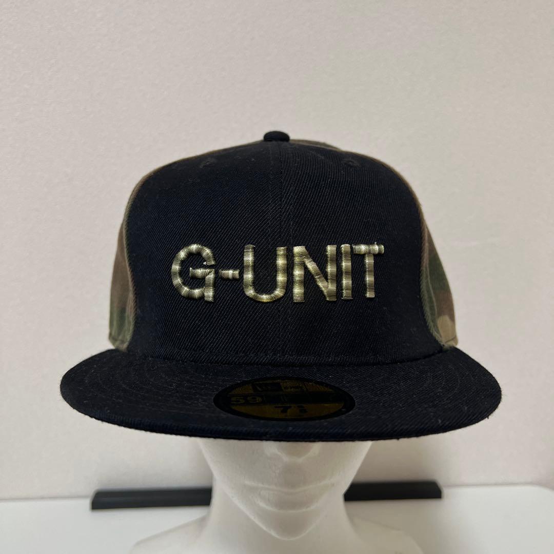 G-UNIT NEW ERA キャップ クレイジーパターン 迷彩 刺繍 75/8 - メルカリ