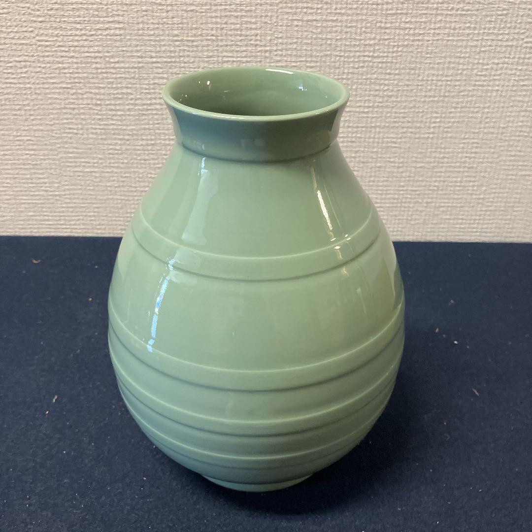 No.31060306 京焼二代宮永東山 青瓷古銅式圓文華生 共箱の通販はau PAY