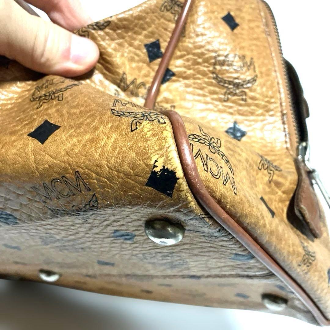 【ヴィンテージ】MCM ヴィセトス ミニボストン ハンドバッグ