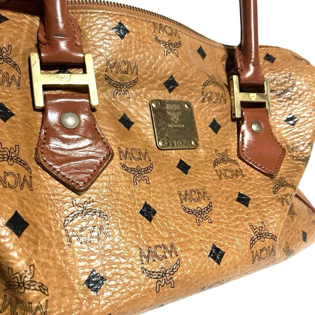 【ヴィンテージ】MCM ヴィセトス ミニボストン ハンドバッグ