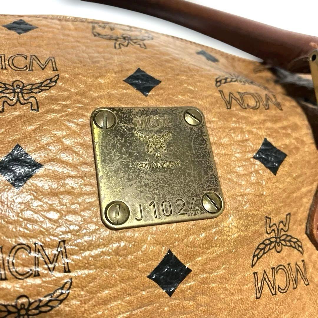 【ヴィンテージ】MCM ヴィセトス ミニボストン ハンドバッグ
