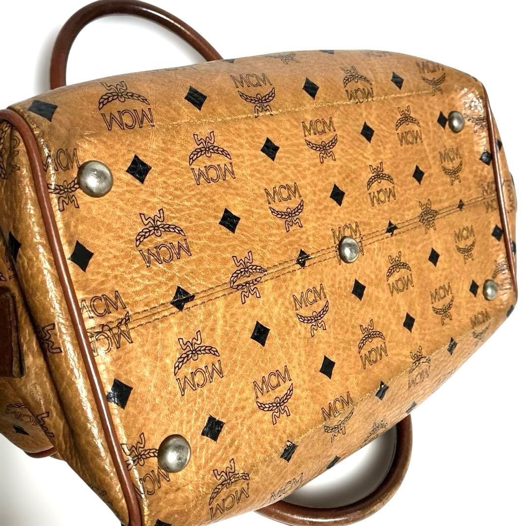 【ヴィンテージ】MCM ヴィセトス ミニボストン ハンドバッグ