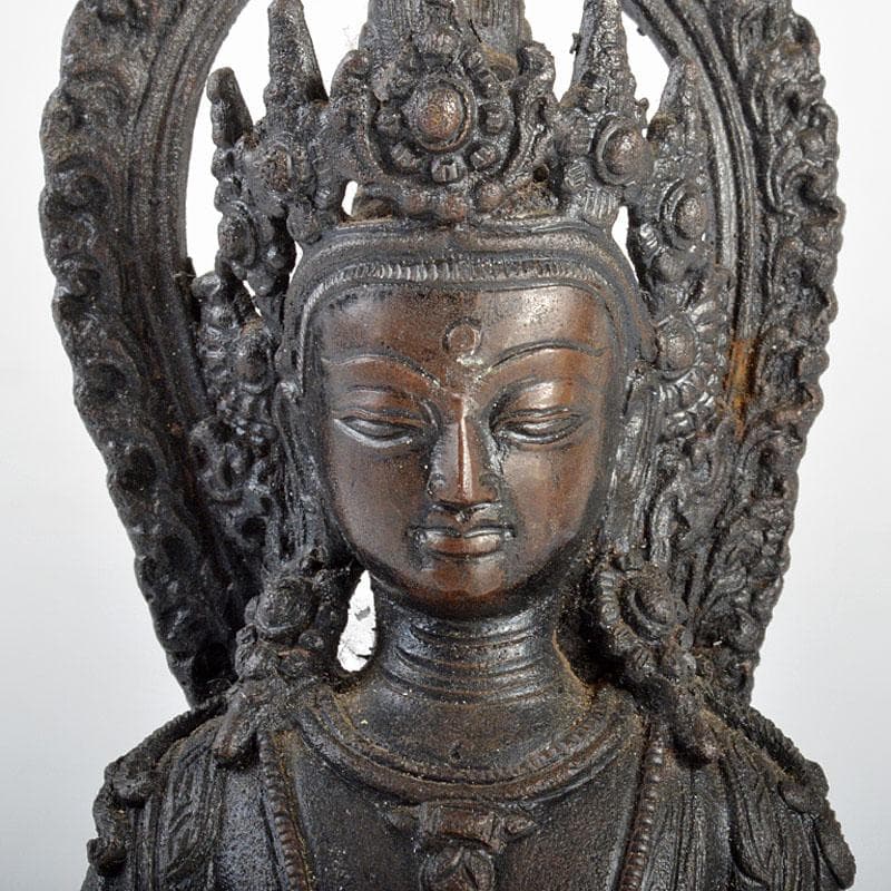 蜜璃　仏教美術　古銅　チベット仏　仏像　置物　C　R4366