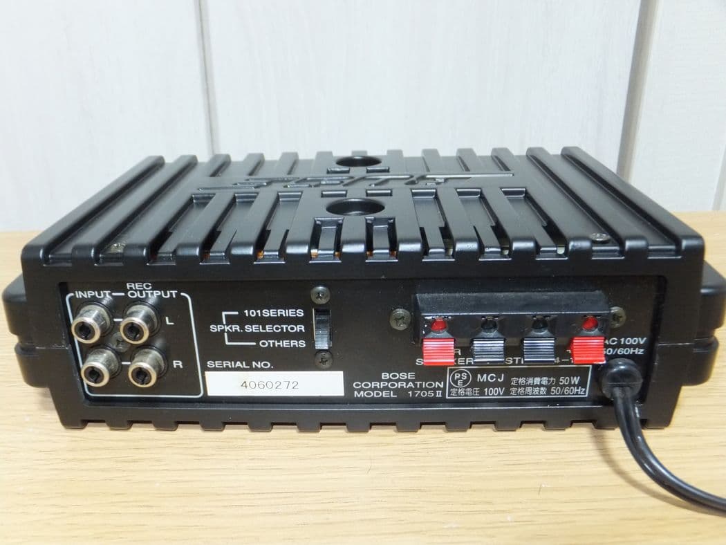 BOSE ステレオパワーアンプ 1705ii - メルカリ