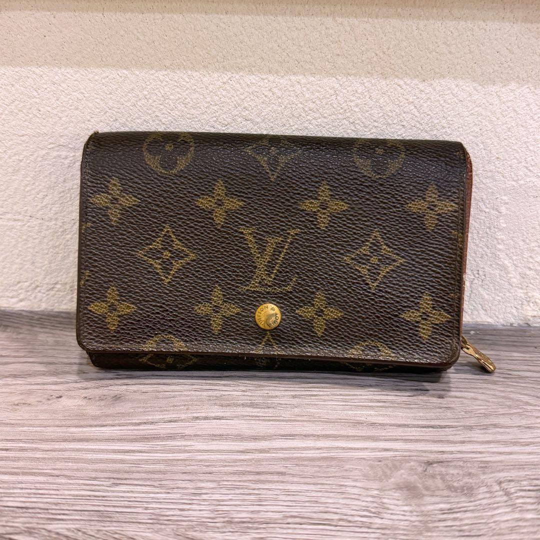 LOUIS VUITTON ルイヴィトン☆モノグラム トレゾール 二つ折り財布