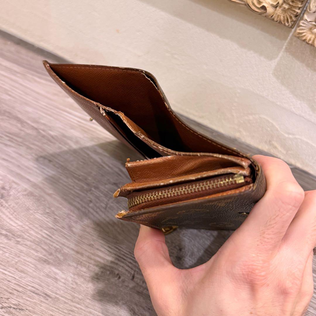 LOUIS VUITTON ルイヴィトン☆モノグラム トレゾール 二つ折り財布