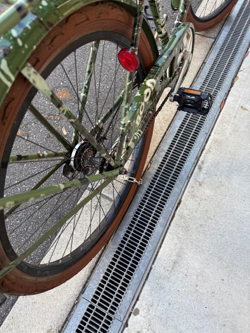 108 自転車 大阪市 【引取り限定】 26インチ ブーン ビーチクルーザー