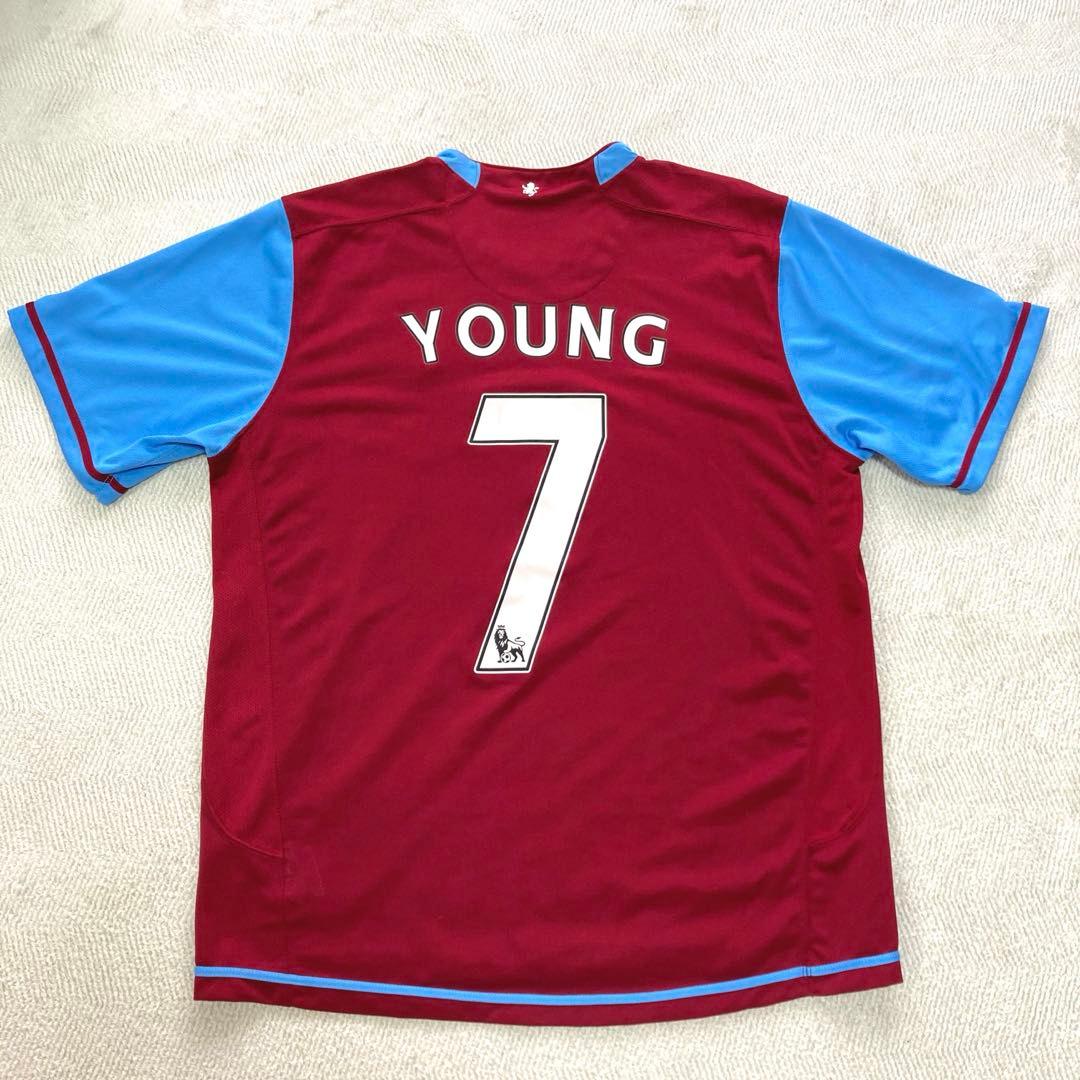 美品】アストンヴィラ Nike ナイキ ユニフォーム ヤング - メルカリ