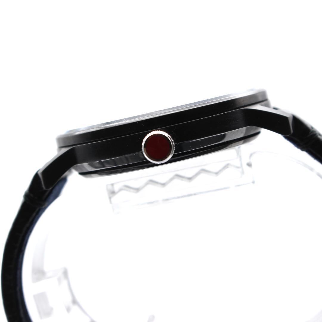 美品 ポールスミス 腕時計 2019本限定品 メンズ ブラック レザーベルト