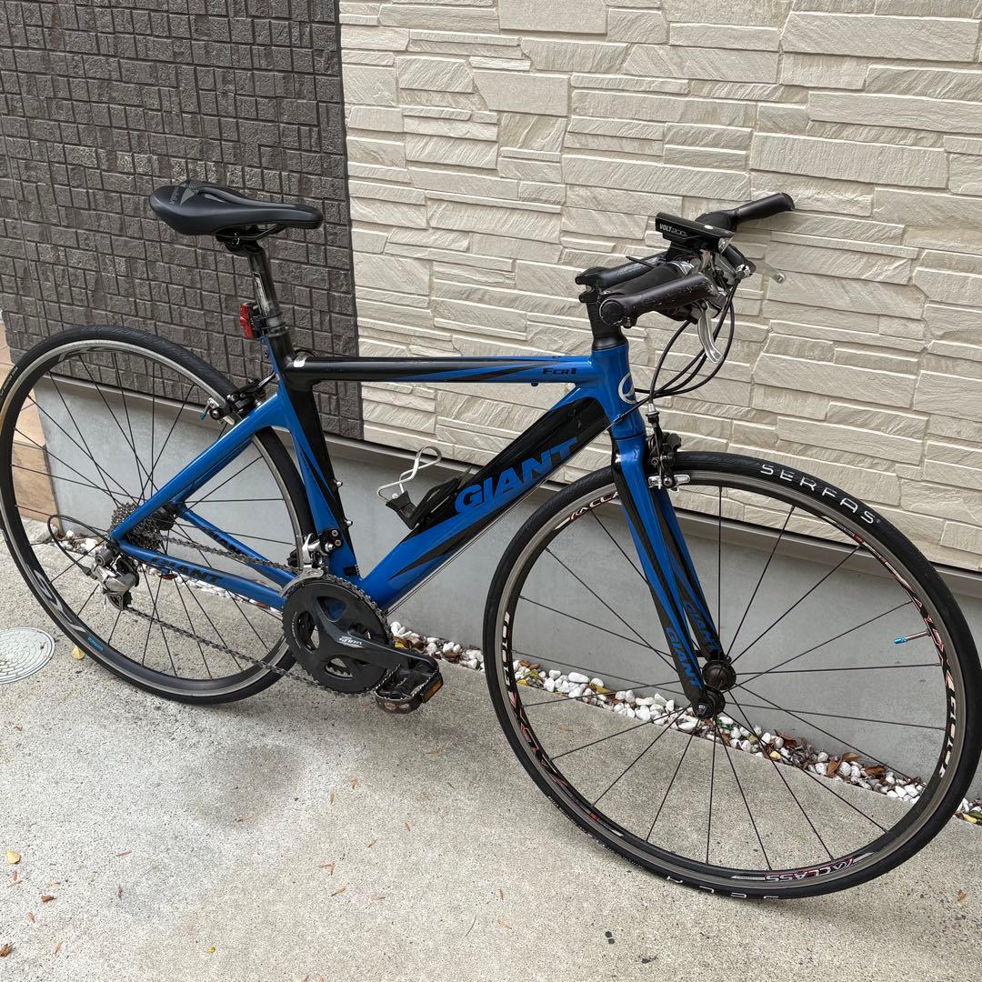 整備済み】GIANT ジャイアント FCR1 フラットバーロード エアロ 9速