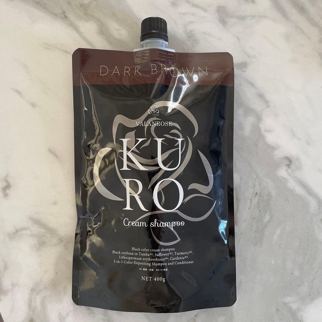 KURO クリームシャンプー ダークブラウン 400g - メルカリ
