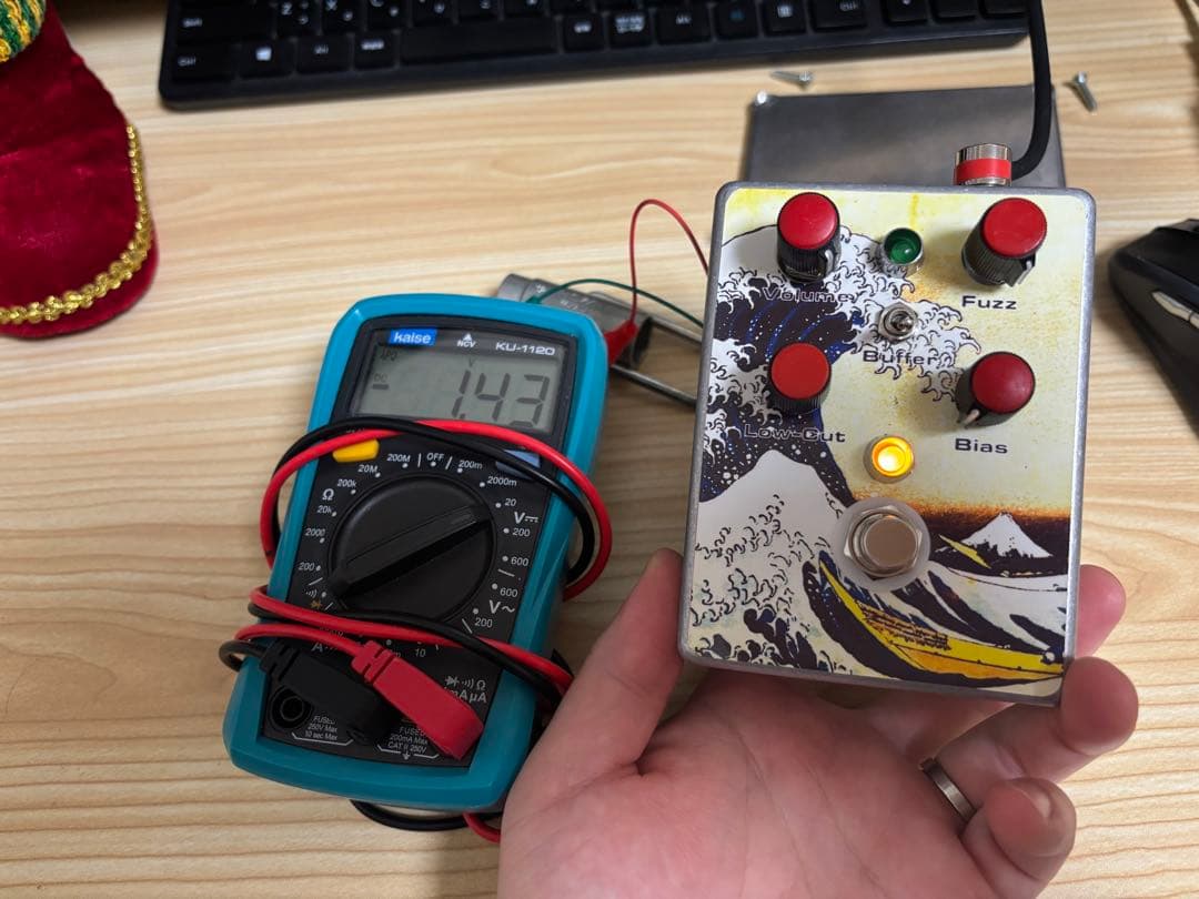 【最終値下げ！】ファズフェイス系 多機能 自作エフェクター