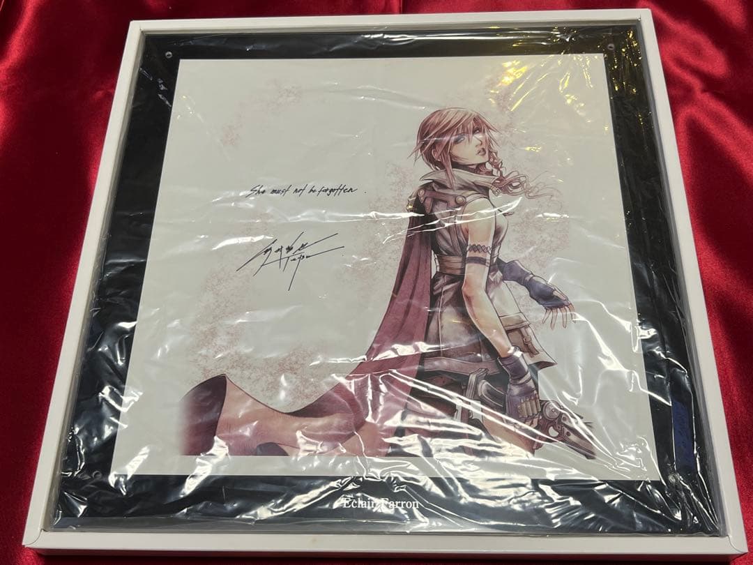 FF13 ライトニング オリジナルイラストプレート イラストプレート