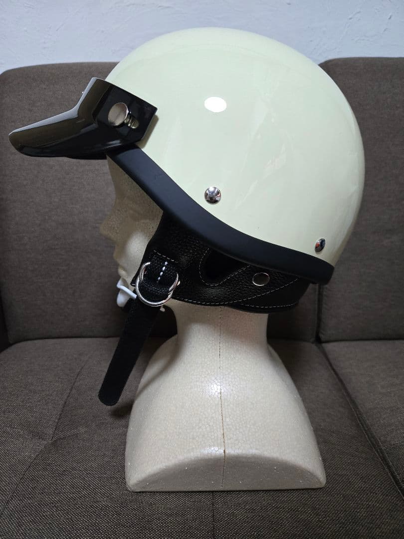キズあり特価！ 本革 ショーティー XL ハーフヘルメット ビートル レトロ