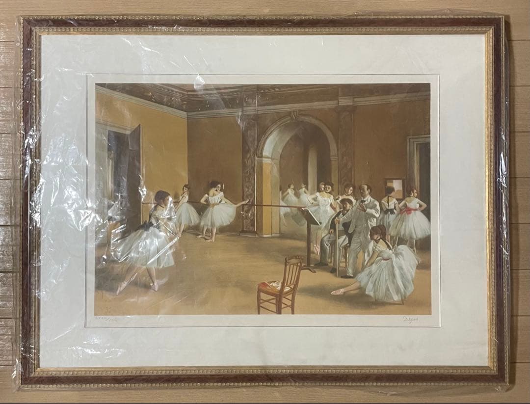 エドガー・ドガ　透落款　オペラ座の稽古場　12号　LXXIII/CCL