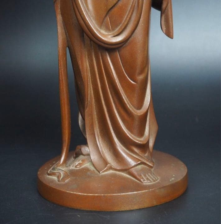 送料無料 高村光雲作 銅製聖観音之像 共箱 高さ38.5cm - メルカリ