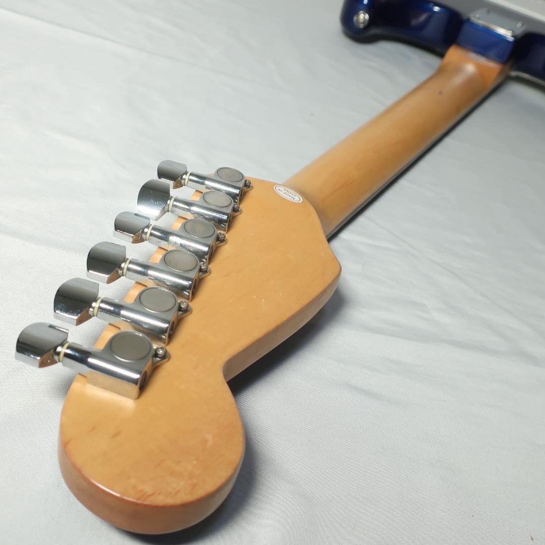 美品 Photogenic ストラトタイプ エレキギター ブルー ケース付